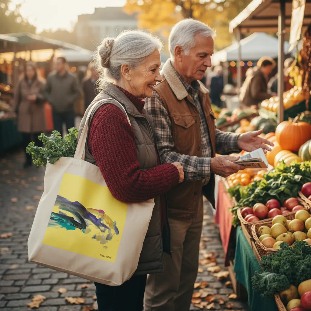 Personalisierbare Bio-Stofftasche