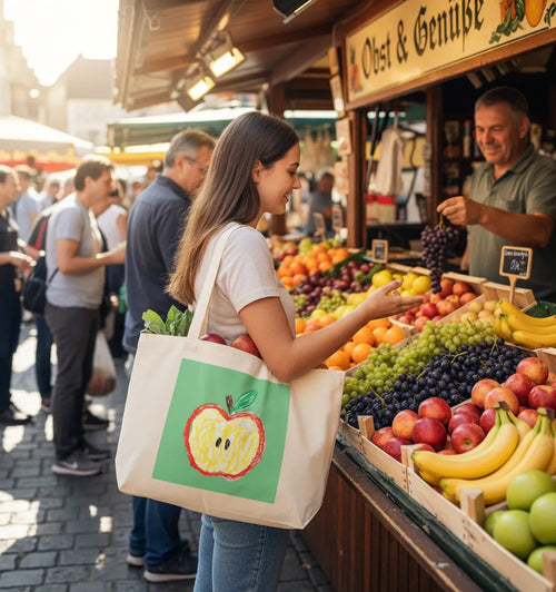 Personalisierbare Bio-Stoffbeutel