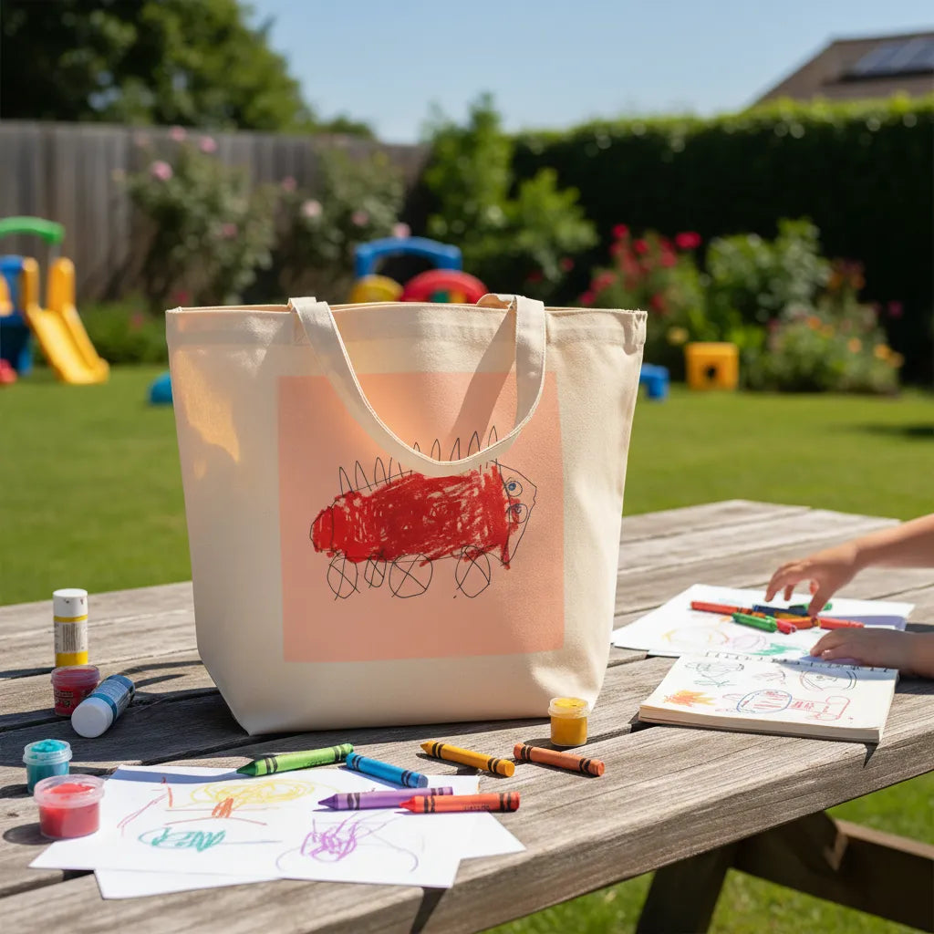 Personalisierbare Bio-Stofftasche